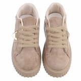 Licht bruine suede sneaker Jamilla_