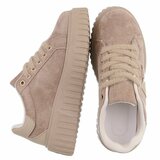 Licht bruine suede sneaker Jamilla_