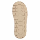 Beige suede+wol sneaker Mila_