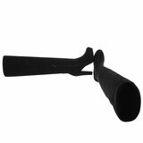 Zwarte hoge suede overknee laars Amelda_
