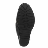 Zwarte hoge suede overknee laars Alexia_