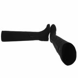 Zwarte hoge suede overknee laars Alexia_