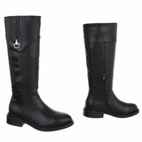 Zwarte hoge laars Sylvie_