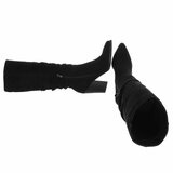 Zwarte hoge suede laars Florence_