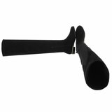 Zwarte hoge suede overknee laars Claziena_