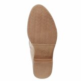 Beige hoge suede overknee laars Claziena_