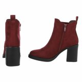 Suede bordeaux Chelsea boot Monique_