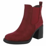 Suede bordeaux Chelsea boot Monique_