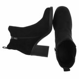 Suede zwarte Chelsea boot Monique_