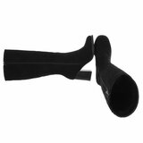Zwarte suede hoge laars Carmenta_