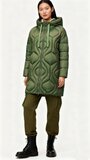Cozy groene midi winter pufferjas_