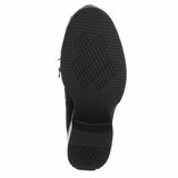 Zwarte hoge suede overknee laars Camee_