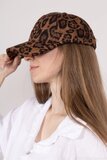 Bruine pet in leopardprint_