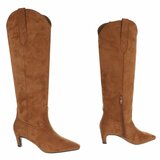Camel hoge suede laars Cherise_