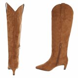 Camel hoge suede laars Cherise_
