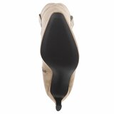 Kaki bruine hoge suede laars Cherise_