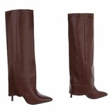 Hoge bordeaux laars met omslag Calliope_