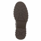 Hoge bruine textiel laars Chantelle_