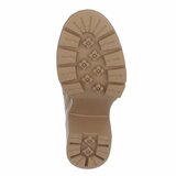 Licht bruine hoge suede overknee laars Crina_