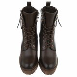 Bruin high heel enkellaarsje Rodina  _