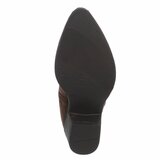 Hoge bruine suede western-biker laars Cheryl_