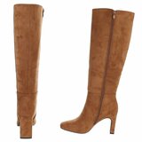 Camel hoge suede laars Alexandre_