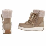 Kaki bruine winterboot Ciera_
