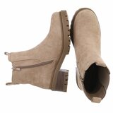 Kaki  bruine suede Chelsea boot Chesna_