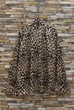 Chique blouse in satijn met leopard print_