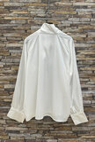 Trendy witte blouse in satijn_