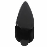 Hoge zwarte laars met omslag Chica_