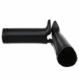 Hoge zwarte laars met omslag Chica_