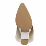 Hoge witte laars met omslag Chica_