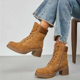 Camel high heel enkellaarsje Chiavelli_