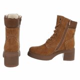 Camel high heel enkellaarsje Chiavelli_
