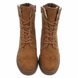 Camel high heel enkellaarsje Chiavelli_