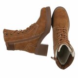 Camel high heel enkellaarsje Chiavelli_