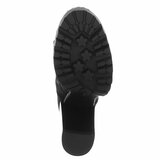 Zwarte hoge suede overknee laars Rilana_