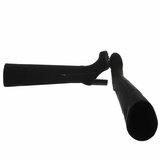 Zwarte hoge suede overknee laars Rilana_