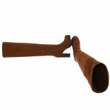 Camel hoge suede overknee laars Rilana_