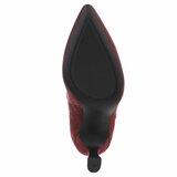 Bordeaux daimen enkellaarsje Adiva_