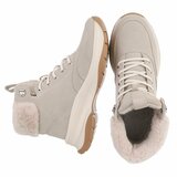 Beige hoge suede winter sneaker Imke_