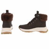 Bruine hoge suede winter sneaker Imke_