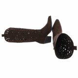 Halfhoge donker bruine daimen laars Cynthia_