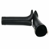 Hoge zwarte wedge laars met omslag Chalissa_