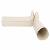 Hoge beige wedge laars met omslag Chalissa_