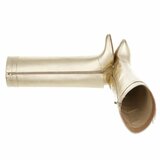 Hoge gouden wedge laars met omslag Chalissa_