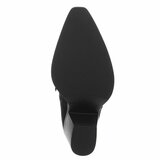 Zwarte suede laars met omslag Cherona_