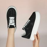 Zwarte lage sneaker Cesina_