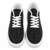 Zwarte lage sneaker Cesina_